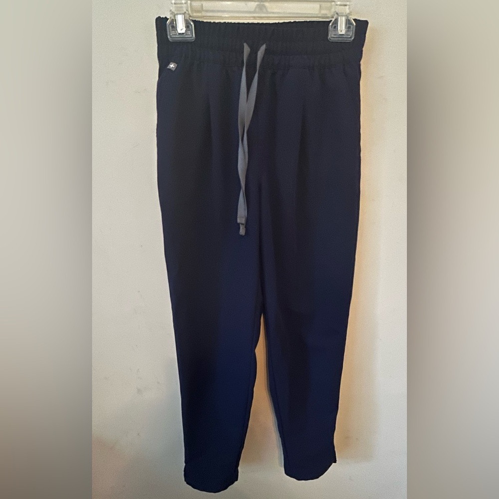 FIGS Women's Technical Collection‎ Basic Scrub Pants Size S Navy Blue Pockets
